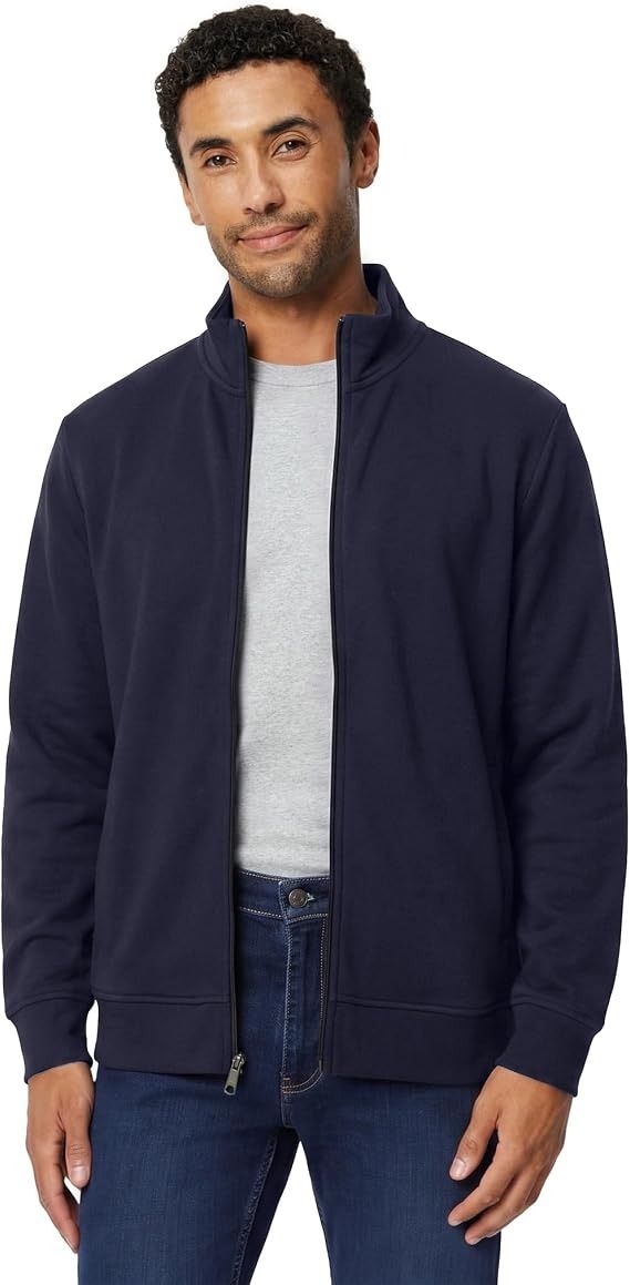 Navy Zip-Up Jacket image 3